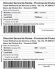 Boleta de tasas